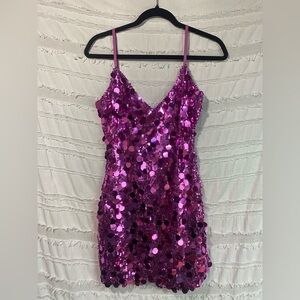 GOLDEN sparkly bodycon sequined dress